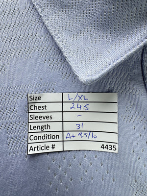 Adid*s® L/XL | Chest: 24.5" | Blue | Golf Polo | Polyester | 4435 - Genuine Maal