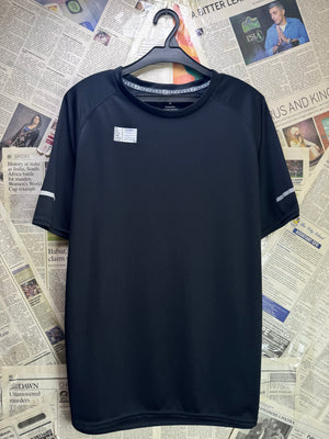 Zengvee® Medium | Chest: 21.5" | Black | Sports T-Shirt | Poly | 3447 - Genuine Maal