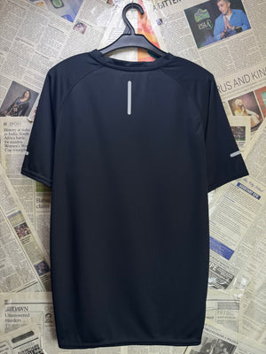 Zengvee® Medium | Chest: 21.5" | Black | Sports T-Shirt | Poly | 3447 - Genuine Maal