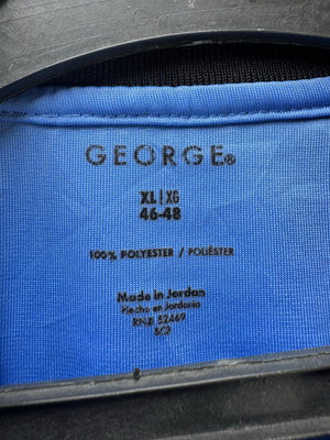 George® L/XL | Chest: 24.5" | Stripes | Golf Polo | Polyester | 4832 - Genuine Maal