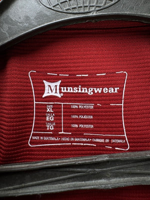 Munsingwear® XL | Chest: 25.5" | Red | Golf Polo | Polyester | 4835 - Genuine Maal