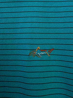 Greg Norman® Small | Chest: 21" | Teal | Glof Polo T-Shirt | 3438 - Genuine Maal