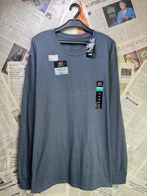 Select® Large | Chest: 23.5" | Grey | Full Sleeves T-Shirt | Cotton - Poly | 3432 - Genuine Maal