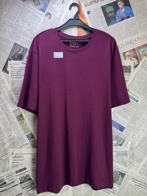 Easy® XL | Chest: 25" | Maroon | T-Shirt | Cotton | 3429 - Genuine Maal