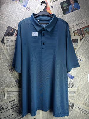 Under Armo*r® XXL | Chest: 26.5" | Stripes | Golf Polo | Poly - Elastane | 4836 - Genuine Maal