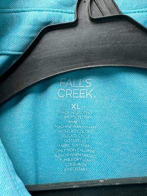 Falls Creek® XL | Chest: 26" | Blue | Golf Polo | Polyester | 4839 - Genuine Maal