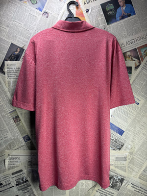 Clique® Medium | Chest: 22" | Pink | Golf Polo | Polyester | 4856 - Genuine Maal
