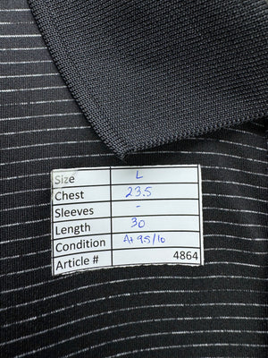 Croft&Barrow® Large | Chest: 23.5" | Black | Golf Polo | Polyester | 4864 - Genuine Maal