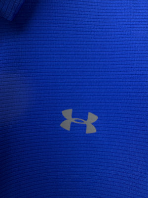 Under Armo*r® Large | Chest: 23" | Blue | Golf Polo | Polyester | 4433 - Genuine Maal