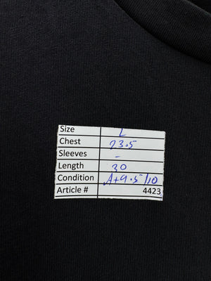 Nutmeg® Large | Chest: 23.5" | Black | T-Shirt | Cotton | 4423 - Genuine Maal