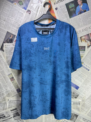 Everlast® Large | Chest: 24" | Blue | Gym T-Shirt | Poly - Elastane | 3630 - Genuine Maal