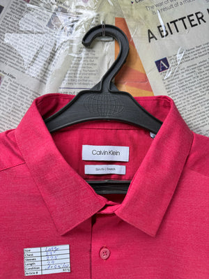 C*lven Klein® Large | Chest: 23" | Georgia Pink | Shirt | Cotton - Poly | 3271 - Genuine Maal