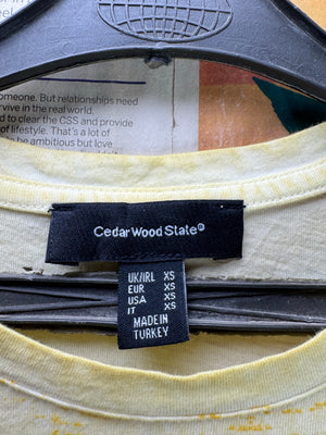 Cedarwood State® XS | Chest: 18" | T-Shirt | Yellow | Cotton | 4431 - Genuine Maal