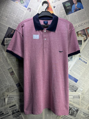 Mr. Blue® Medium | Chest: 21.5" | Pink | Polo Shirt | Cotton | 4422 - Genuine Maal