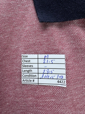 Mr. Blue® Medium | Chest: 21.5" | Pink | Polo Shirt | Cotton | 4422 - Genuine Maal