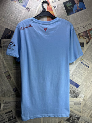 Brave Soul® Small | Chest: 20.5" | Blue | T-Shirt | Poly - Cotton | 4868 - Genuine Maal