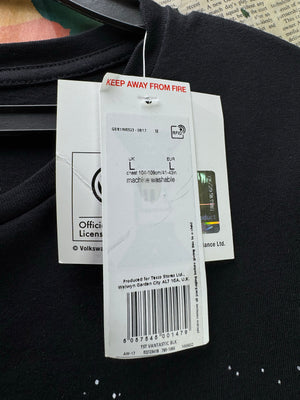 Volkswagen® Medium | Chest: 22" | Black | T-Shirt | Poly - Cotton | 4851 - Genuine Maal