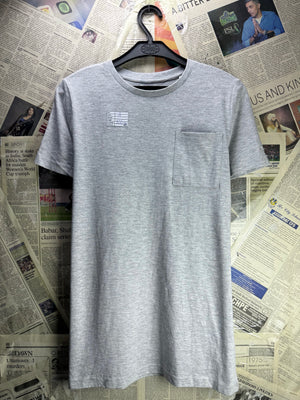 Tu® Small | Chest: 19" | Grey | T-Shirt | Cotton - Viscose | 4892 - Genuine Maal
