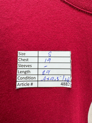 Fifa® Small | Chest: 19" | Red | T-Shirt | Cotton | 4882 - Genuine Maal