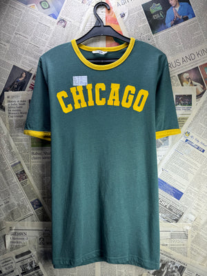 Redtag® Small | Chest: 20" | Green | T-Shirt | Cotton | 4852 - Genuine Maal