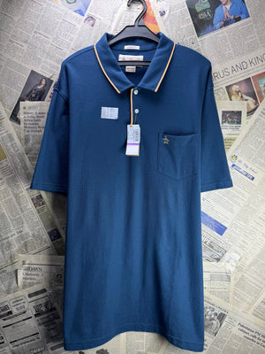 Penguin by Munsingwear® XL | Chest: 25.5" | Blue | Polo Shirt | Cotton | 4814 - Genuine Maal