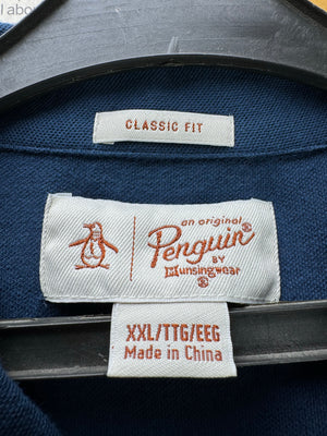 Penguin by Munsingwear® XL | Chest: 25.5" | Blue | Polo Shirt | Cotton | 4814 - Genuine Maal
