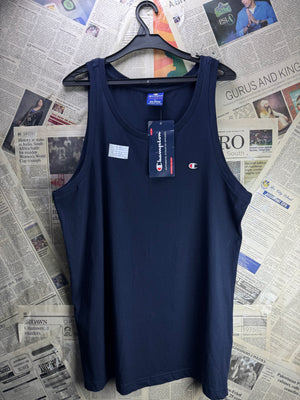 Champion® Medium | Chest: 21.5" | Navy | Tank Top | Cotton | 4617 - Genuine Maal