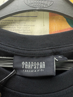 Trapstar® Small | Chest: 19" | Black | T-Shirt | Cotton | 4627 - Genuine Maal