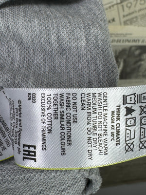 M&S® XS | Chest: 18.5" | Grey | Slim Fit Polo | Cotton | 3479 - Genuine Maal
