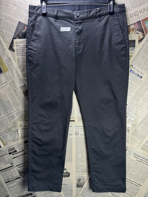 Giordano® Waist: 34" | Black | Slim - Fit Chino Pants | Cotton - Elastane | 2939 - Genuine Maal