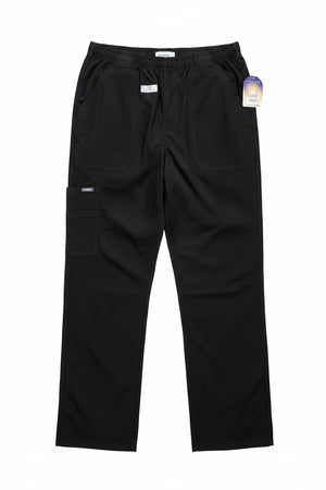 Women - Sanibel Scrubs® Waist: 34" to 36" | Black | Cargo Trousers | Rayon - Poly - Spandex | 1234 - Genuine Maal