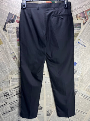 M&S® Waist: 30" | Black | Dress Pants | Poly - Viscose | 2937 - Genuine Maal