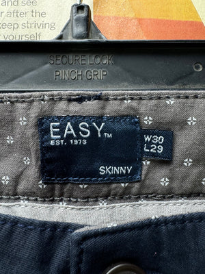 Easy® Waist: 30" | Blue | Skinny Fit Chino Pant | 2966 - Genuine Maal