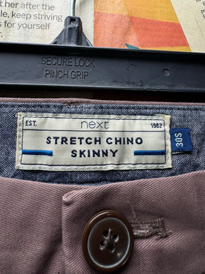 Next® Waist: 30" | Pink | Skinny Fit Chino Pant | Cotton - Elastane | 2976 - Genuine Maal