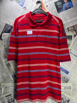 Barotti® Large | Chest: 23" | Red | Golf Polo | Cotton | 4453 - Genuine Maal