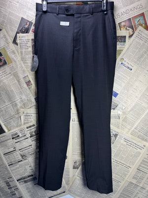 Brook Taverner® Waist: 32" | Black | Dress Pants | Poly - Wool - Elastane | 2714 - Genuine Maal