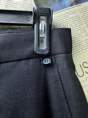 Brook Taverner® Waist: 32" | Black | Dress Pants | Poly - Wool - Elastane | 2714 - Genuine Maal