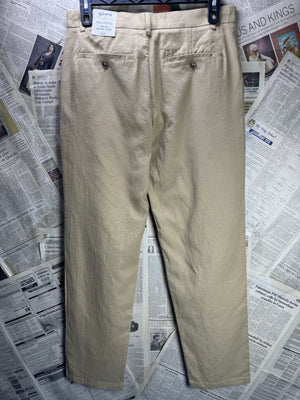 Primark® Waist: 34" | Tan | Relaxed - Fit Chino Pants | Poly - Cotton | 2711 - Genuine Maal