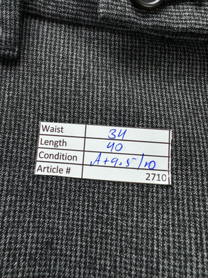 Next® Waist: 34" | Grey | Dress Pants | Poly - Viscose | 2710 - Genuine Maal