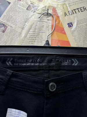 350 CC® Waist: 38" | Black | Denim Pants | Cotton - Spandax | 2483 - Genuine Maal