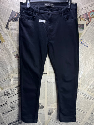 Burton® Waist: 34" | Black | Skinny Fit Denim Pants | Cotton - Elastane | 2486 - Genuine Maal