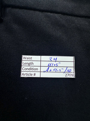 Skinny® Waist: 34" | Black | Skinny Fit Chino Pants | Cotton - Elastane | 2709 - Genuine Maal