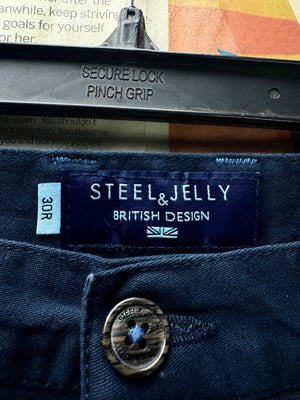 Steel & Jelly® Waist: 30" | Light Navy | Slim Fit Chino Pant | Cotton - Elastane | 2705 - Genuine Maal