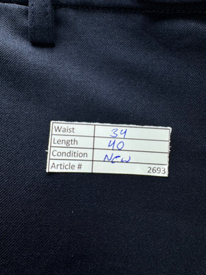 Pierre Cardin® Waist: 34" | Navy | Dress Pants | Poly - Viscose | 2693 - Genuine Maal