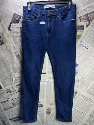 Bruton® Waist: 32" | Blue | Denim Pants | Cotton - Elastane | 2487 - Genuine Maal