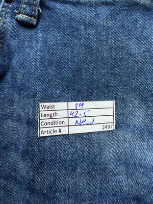 Firetrap® Waist: 34" | Blue | Denim Pants | Poly - Cotton - Elastane | 2497 - Genuine Maal