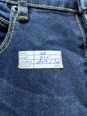 French Cooper® Waist: 36" | Blue | Denim Pants | Cotton - Elastane | 2496 - Genuine Maal