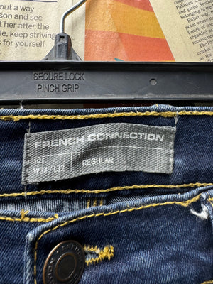 French Cooper® Waist: 36" | Blue | Denim Pants | Cotton - Elastane | 2496 - Genuine Maal
