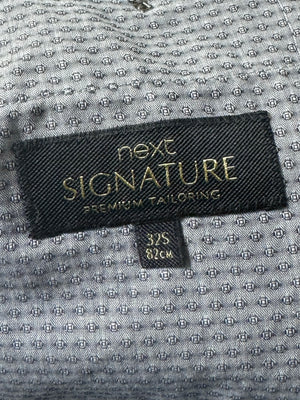 Next® Waist: 32" | Blue | Slim Fit Smart Casual Pants | Linen | 2703 - Genuine Maal