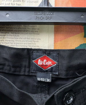 Lee Cooper® Waist: 40" | Black | Cargo Pants | Poly - Cotton | 2696 - Genuine Maal